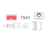 PUCCI RICAMBI ORIGINALI PULSANTE CON PROLUNGA CM 3 COD 7541