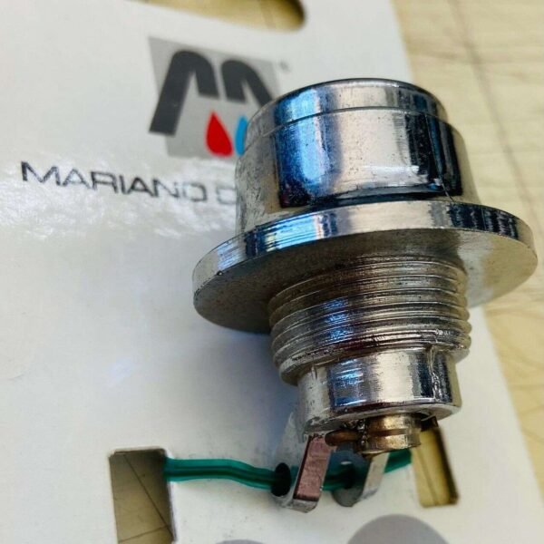 PULSANTE IN PLASTICA CROMATO GO PLAST PER CASSETTA A ZAINO IN ACCIAIO FILETT 1/2