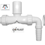 RACCORDO DOPPIO SCARICO LAVATRICE / LAVASTOVIGLIE ATTACCO 32 ABS BIANCO