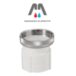 RACCORDO IN ABS X TUBO SPIRALATO CON GHIERA IN METALLO 1"1/2 diam. 40 F