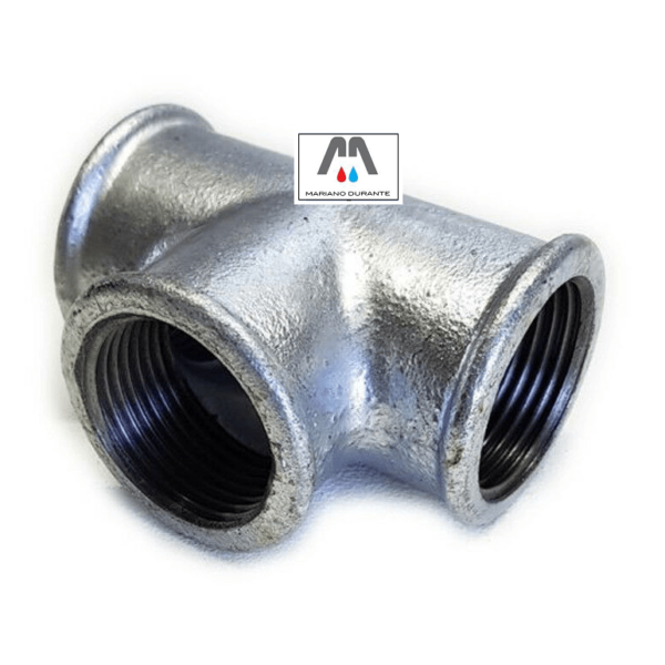 RACCORDO TEE  FEMMINA GHISA ZINCATA
