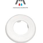 ROSACCIA ROSONE IN PVC BIANCA diam.40 CONF.5 PEZZI