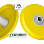 ROSONE GIALLO A DOPPIA TENUTA X TUBAZIONI GAS ø20 ø25 ø30 BONOMINI