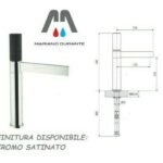 RUBINETTERIE ARMANDO VICARIO MISCELATORE LAVELLO CENTURY CROMO SATINATO