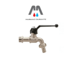 RUBINETTO A SFERA CON PORTAGOMMA OTTONE PRESA D'ACQUA ATTACCO TUBO CON MANIGLIA