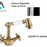 RUBINETTO LAVELLO CUCINA VICARIO ARMANDO 400168 CANNA DI FUCILE CON DOCCETTA