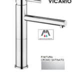 RUBINETTO MISCELATORE LAVELLO CUCINA ARMANDO VICARIO CYRCUS 500003-CS  CROMO SATINATO