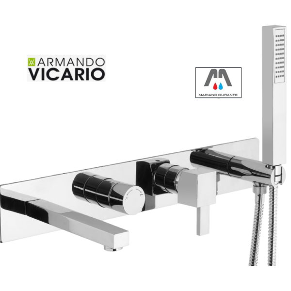 RUBINETTO MISCELATORE VASCA BAGNO ARMANDO VICARIO SERIE NEW YORK CROMATO