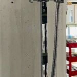 SALISCENDI DOCCIA IDROBRIC IN OTTONE CROMO QUADRA DESIGN MODERNO MANIGLIA CROCE