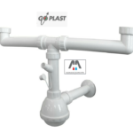 SIFONE MOPLEN 2 VIE SALVASPAZIO 1"1/2-40 CON ATT LAVATRICE GO PLAST 1006SFI002