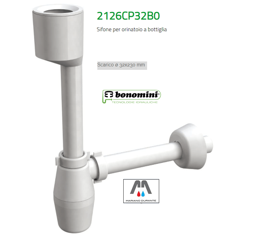 SIFONE-MOPLEN-X-ORINATOIO-A-BOTTIGLIA-DIAM-32X230-mm-BONOMINI-2126CP32B0-124587356618 SIFONE MOPLEN X ORINATOIO A BOTTIGLIA DIAM. 32X230 mm BONOMINI 2126CP32B0 - immagine 1
