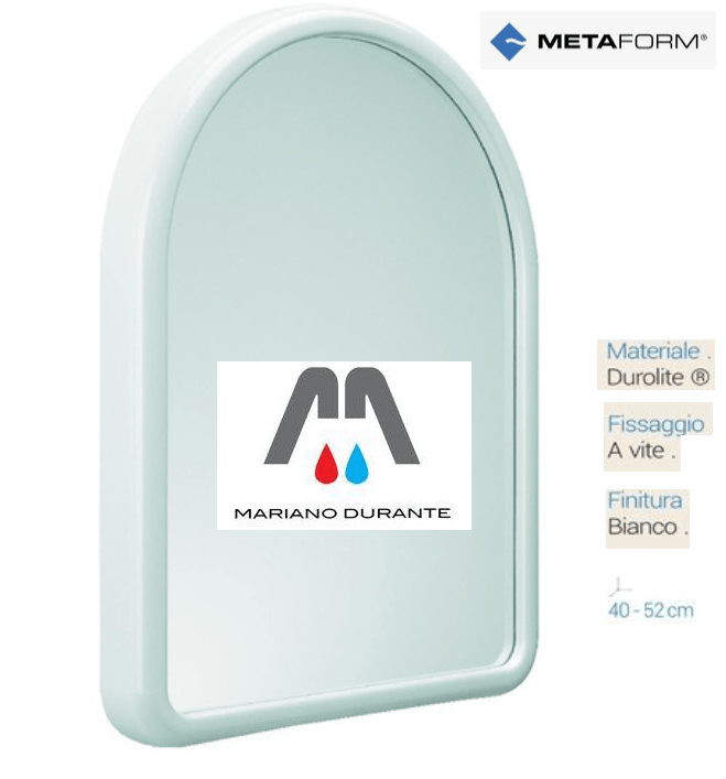 SPECCHIO-SEMICIRCOLARE-AD-ARCO-IN-DUROLITE-BIANCO-40X52CM-METAFORM-LINEA-124621120666 SPECCHIO SEMICIRCOLARE AD ARCO IN DUROLITE BIANCO 40X52CM METAFORM LINEA - immagine 1