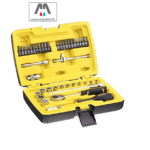 Stanley FatMax FMMT82683-1 Set Chiavi a Bussola att. 1/4" 42 pz, Nero (m3j)