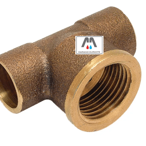 TEE BRONZO A SALDARE FILETTATO FEMMINA