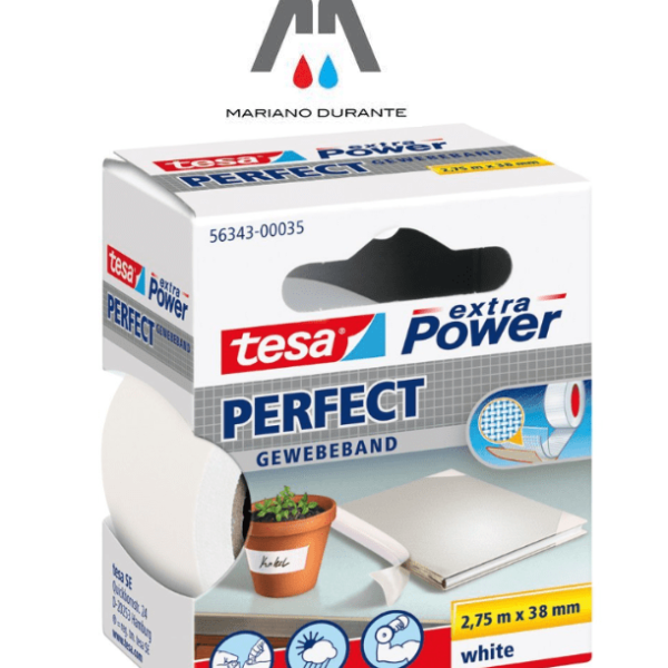 Tesa 56343Extra Power Perfect Nastro tela colori assortiti fai da te bricolage