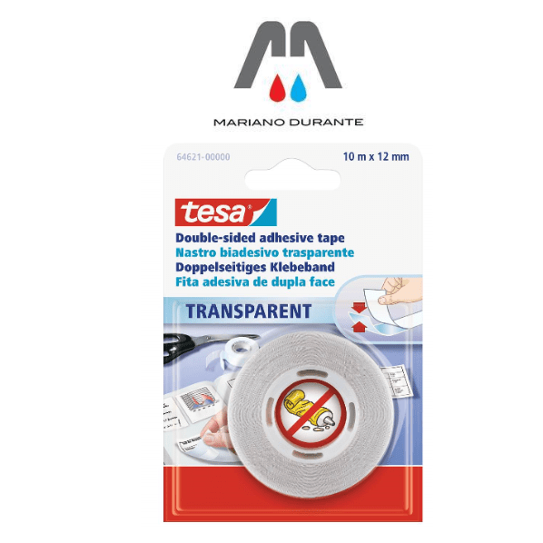 Tesa 64621 Nastro Biadesivo resistente 10mx12mm