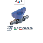 VALVOLA A CILINDRO ø16 A PORTAGOMMA PLASTICA ALFA 18530