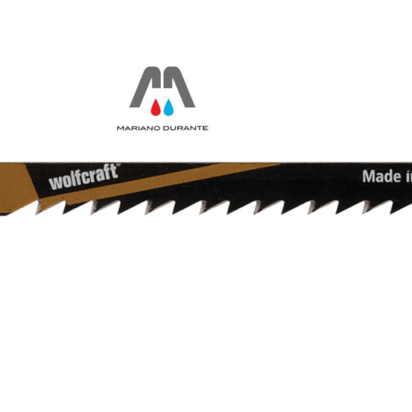 Wolfcraft 2 lame x seghetti alternativi HCS  x legno duro, compensato, MDF