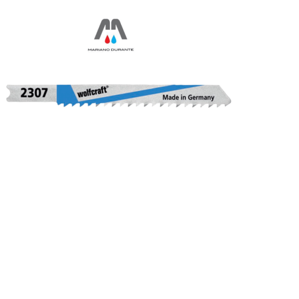 Wolfcraft 2 lame x seghetti alternativi HSS attacco a U x lamiera e alluminio
