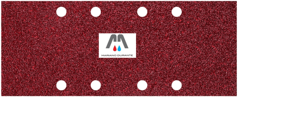 Wolfcraft 5 strisce forate abrasive grana 80 -largh 93 - lungh 230mm - - immagine 1
