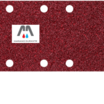 Wolfcraft 5 strisce forate abrasive grana 80 -largh 93 - lungh 230mm -