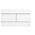 PLACCA SLIM DOPPIO PULSANTE OLI BIANCA OL0659041