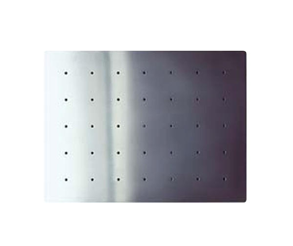 Galassia - Pedana in acciaio satinato cm 78x58 8993