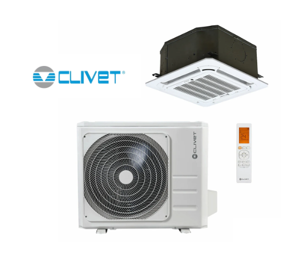 Climatizzatore Condizionatore BOX 2 cassetta 4 vie 12.000 BTU light commercial Inverter A++ R32