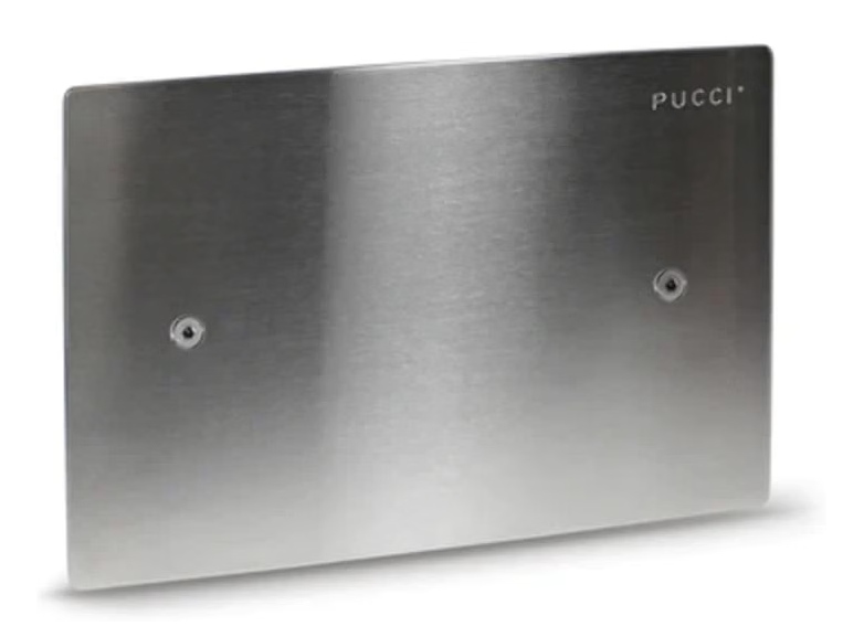 0339068 PUCCI PLACCA CROMATA X CASSETTA INCASSO RAME 9068 - immagine 1